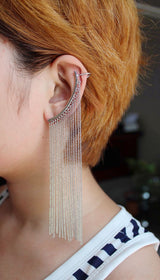 Exaggerated tassel ear clip – Meaningful Gifts — 6