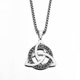 Viking Celtic Knot Stainless Steel Necklace – Jewelry Gift Ideas — 3