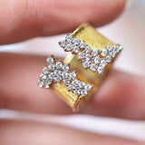 Women's Luxury Micro Set Zircon Ring – Gifts for Her — 2