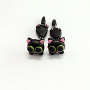 Animal Soft Clay Earrings Cute Cartoon Handmade – Thoughtful Gifts — 8