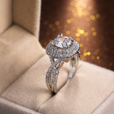 Luxury Zirconium Diamond Ring Plating Real Gold 5A – Surprise Gifts — 4