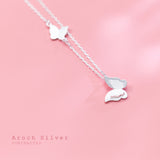 Butterfly necklace short clavicle chain – Jewelry Gift Ideas — 2