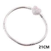 Alloy diamond pendant zircon snake bone chain – Jewelry Gift Ideas — 18