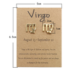 Twelve Constellation Card Fashion Stud Earrings – Stylish Gifts — 7