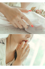 Sterling925 Silver Ring Water Ripple Color Silver – Everyday Gifts — 4