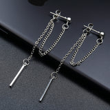 Vintage Long Earrings With Metal Texture Ears – Special Occasion Gifts — 2