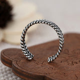 Twisted twisted silk vintage distressed ring – Surprise Gifts — 4