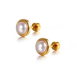 Simple Small Pearl Earrings Temperament Female – Gifts for Her — 5