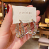 Vintage Baroque Rhinestone Exaggerated Silver Stud – Meaningful Gifts — 3