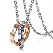 Stainless steel couple necklace – Jewelry Gift Ideas — 6