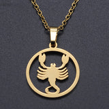Titanium Steel Constellation Symbol Necklace – Jewelry Gift Ideas — 11