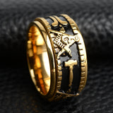 Men's Retro Rotating Titanium Steel Ring – Gifts for Him — 2