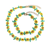 Women's Creative Hand-prepared Flower And Leaf – Jewelry Gift Ideas — 3