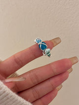 Natural Raw Gemstone Stacked Ring Women – Gifts for Her — 3