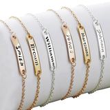 Custom Engraved Name Bracelet – Jewelry Gift Ideas — 1