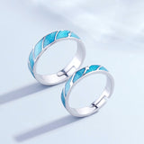 Meteor Shower Couple Rings Long Distance Nostalgic Men – Gifts for Her — 5