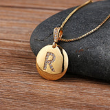 Necklace Glossy Diamonds 26 English Letters – Jewelry Gift Ideas — 8