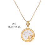 S925 Silver Twelve Constellation Pendant Necklace – Jewelry Gift Ideas — 5