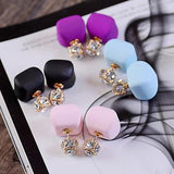 Candy-colored cube-shaped earrings – Meaningful Gifts — 4