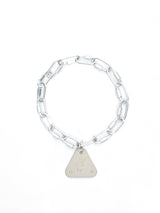 Niche Metal Triangle Pendant Necklace Frosted – Jewelry Gift Ideas — 7