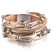 Multi-Layer Pu Leather Bracelet Women Fashion – Stylish Gifts — 1