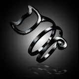 Fashion Cat Ring Matte Kitten Cat Wrap Animal Finger – Cat Lover Gifts — 6