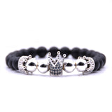 Crown volcanic stone bracelet – Jewelry Gift Ideas — 2
