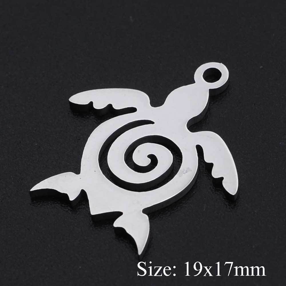 Titanium Steel Hollow Tortoise Pendant Stainless – Jewelry Gift Ideas — 1