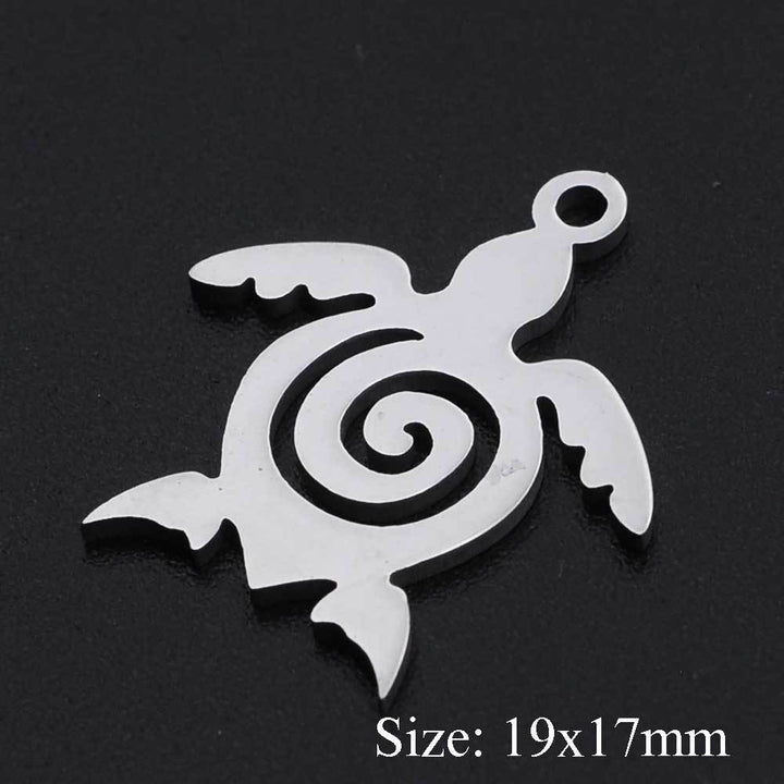 Titanium Steel Hollow Tortoise Pendant Stainless – Jewelry Gift Ideas — 1