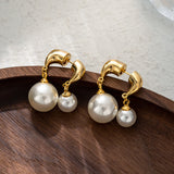 Pearl Earrings For Women Retro Easy Matching Simple – Gifts for Her — 10