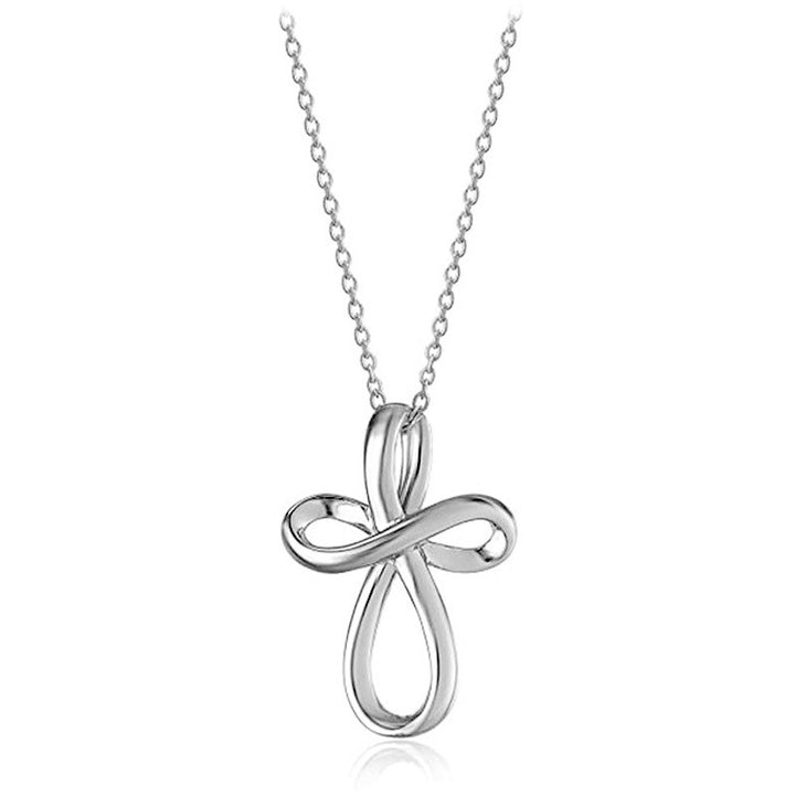 Simple Cross Hanging Clavicle Chain Necklace – Jewelry Gift Ideas — 1