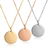 Women's Smooth Round Pendant Necklace – Jewelry Gift Ideas — 6