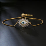 Trendy Brass Micropaved Geometric Devil's Eye – Jewelry Gift Ideas — 4