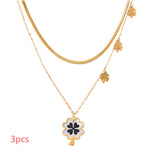 Titanium Steel White Shell Clover Pendant – Jewelry Gift Ideas — 4