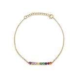 All-match Geometric Diamond Tennis Chain Colorful – Jewelry Gift Ideas — 20