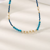 Turquoise Baroque Natural Freshwater Pearl – Jewelry Gift Ideas — 5