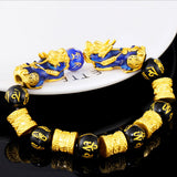 Gold Bead Bracelet Six-character Mantra Agate – Jewelry Gift Ideas — 4