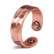 Red Copper Magnetic Health Care Corrugated Ring – Small Gift Ideas — 7