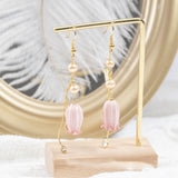Fashion Simple Wind Bell Flower Natural Pearl Earrings – Stylish Gifts — 2