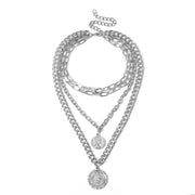 Multilayered Chunky Chain Necklace – Jewelry Gift Ideas — 8