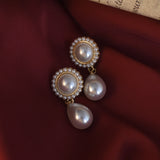 Women's Pearl Metal Alloy Earrings – Gifts for Her — 6