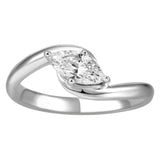 Horse Eye Zircon Ring Titanium Steel Plated 18K Gold – Practical Gifts — 2