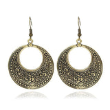 Vintage circle beach earrings – Outdoor Gifts — 3
