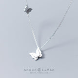 Butterfly necklace short clavicle chain – Jewelry Gift Ideas — 4
