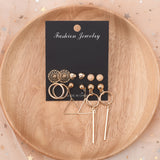 Love Frosted Geometric Tassel Earring Set – Jewelry Gift Ideas — 4