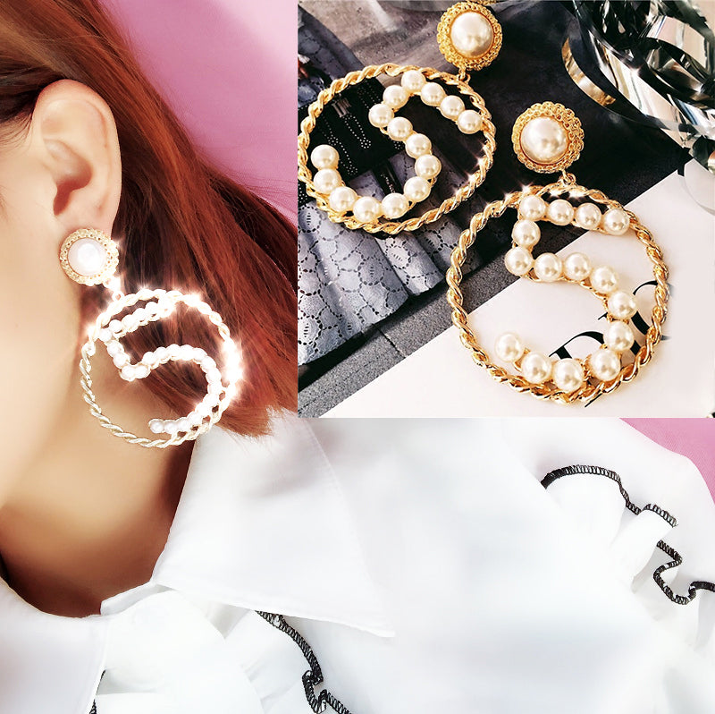 Weave 1 pair 5 part drop earrings – Gift Ideas — 1