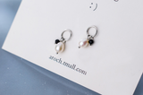 Black crystal earrings – Small Gift Ideas — 1