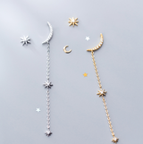 Star moon earrings – Birthday Gifts — 1