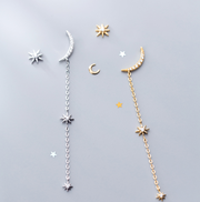 Star moon earrings – Birthday Gifts — 1