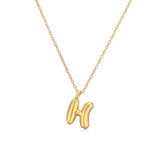 Copper Plated Gold 26 English Letters Pendant – Jewelry Gift Ideas — 19